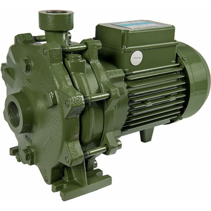 Насос SAER FC 30-2B 400V центробежный с двумя рабочими колесами для чистой воды 5.5 поверхностный FC-30-2B-400V